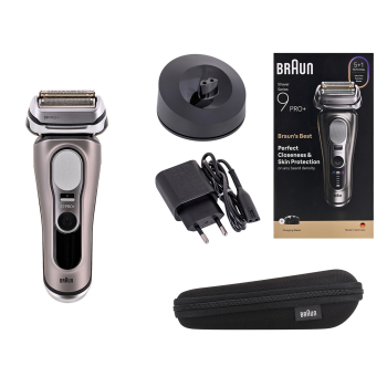 Braun Series 9 Pro+ 9615S Golarka foliowa Przycinarka Czarny, Szary
