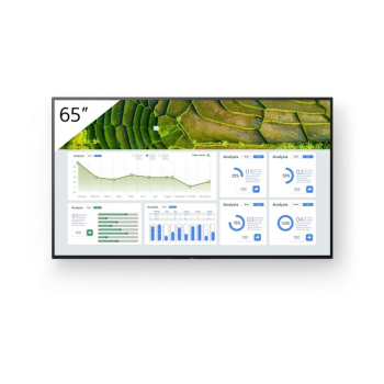 Sony FW-65BZ30L signage display Płaski panel Digital Signage 165,1 cm (65") LCD Wi-Fi 440 cd/m2 4K Ultra HD Czarny Android 24/7