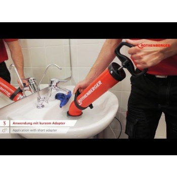 Pompa ROPUMP SUPER PLUS su 2 adapteriais, Rothenberger