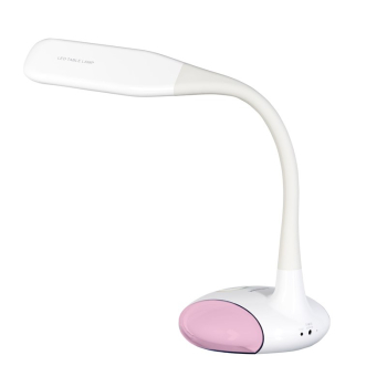 Nowoczesna lampka na biurko wielokolorowa RGB LED Activejet VENUS RGB biała z funkcją oświetlenia nocnego