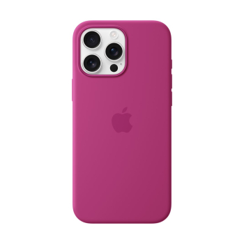 Etui Apple iPhone16 Pro Max Silicone Case with MagSafe - Fuchsia