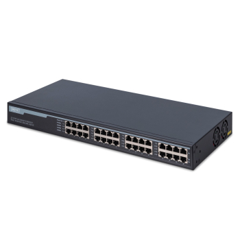10G Ethernet Zasilacz/Injector PoE+ 802.3at, 16 portów, PoE budżet 250 W