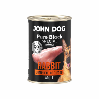 John Dog PURE BLACK SPECIAL EDT DOROSŁY KRÓLIK 99% 400g