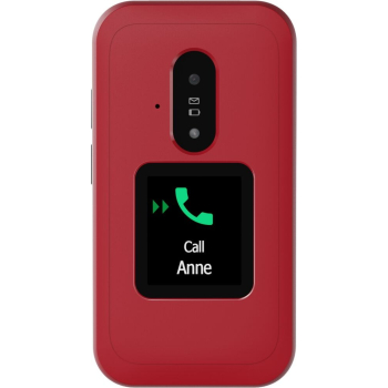 Doro Leva E30, Gro?tastenklapphandy, 4G, rot-wei?