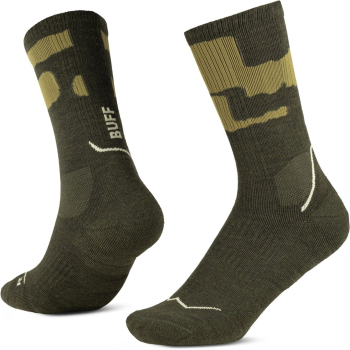 Skarpetki Buff THERMONET® CREW SOCKS TC OLIVE GREEN L