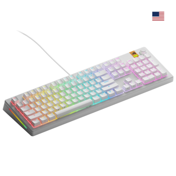 Glorious Gaming GMMK 3 HE 100% Prebuilt klawiatura USB QWERTY US English Biały