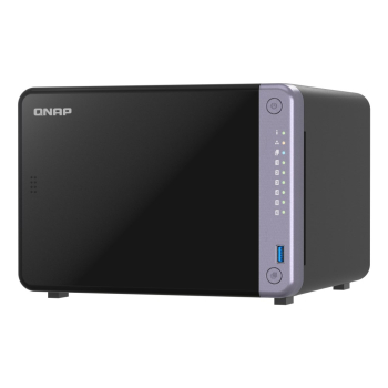 Qnap TS-632X-4G, Tower, 6 x 2.5"/3.5" SATA, AnnapurnaLabs Alpine AL524 4C, 4GB (Max. 16GB) DDR4 SODIMM, 2 x 2.5GbE, 2 x 10GbE SFP+, 2 x USB 3.2 Gen, a