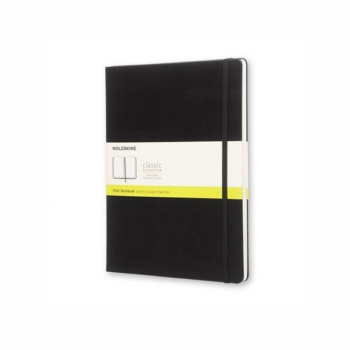 MOLESKINE Notes Classic XL (19x25cm) gładki, twarda oprawa, 192 strony, czarny
