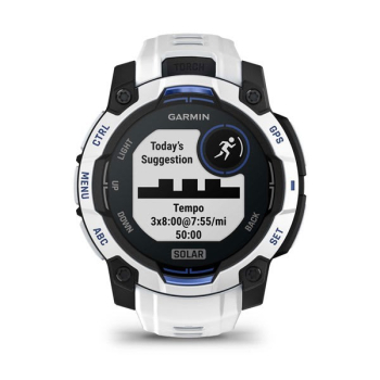 Smartwatch GARMIN Instinct 3 45mm SOLAR Whitestone