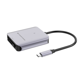 Conceptronic BIAN09G czytnik kart USB 3.2 Gen 2 Type-C Szary