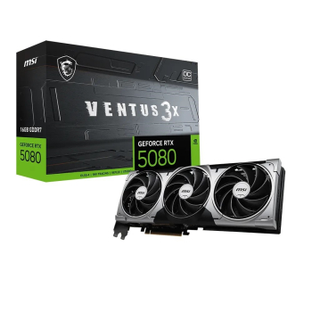 Karta graf. MSI RTX 5080 16G VENTUS 3X OC BLACK