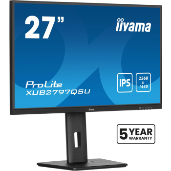 Monitor 27" iiyama ProLite XUB2797QSU-B2 - Płaski ekran - 68,6 cm