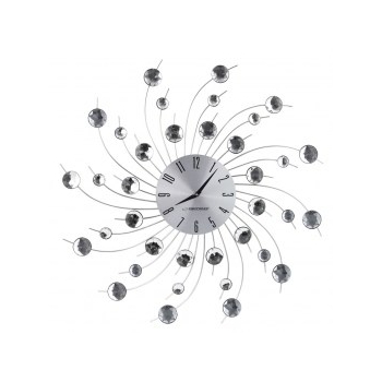 Zegar ścienny Esperanza Geneva EHC004 (kolor srebrny)