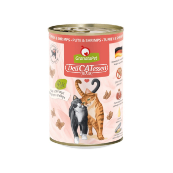 GranataPet DeliCatessen indyk i krewetki mokra karma dla kota 400g