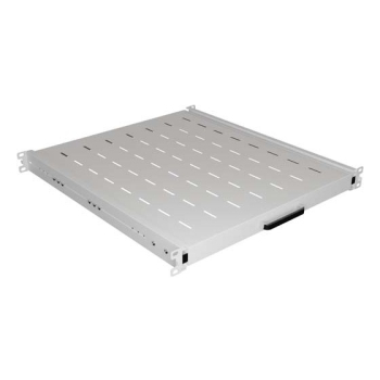 LANBERG WYSUWANA PÓŁKA DO SZAF RACK 19" 500MM SZARA (1U/445X500MM UDŹWIG DO 35KG, MONTAŻ 4PUNKTOWY)