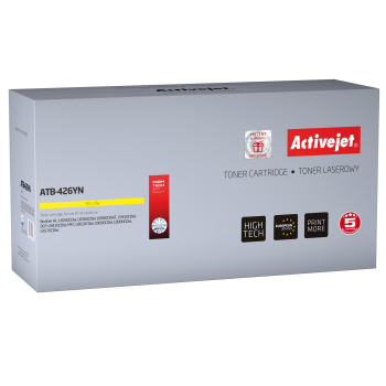 Activejet ATB-426YN Toner (zamiennik Brother TN-426Y; Supreme; 6500 stron; żółty)