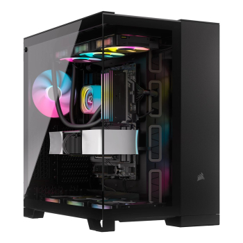 6500X Tempered Glass Mid-Tower, Black