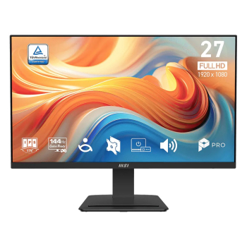 MSI Pro MP273DE E14A monitor komputerowy 68,6 cm (27") 1920 x 1080 px Full HD LCD Czarny