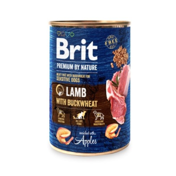 BRIT Premium by Nature Lamb with Buckwheat - mokra karma dla psa - 400 g