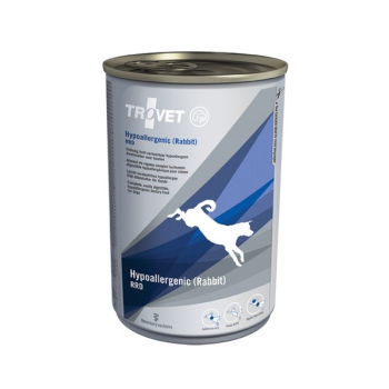 TROVET Hypoallergenic RRD z królikiem - mokra karma dla psa - 400 g