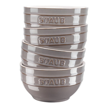 Staub Ceramique puchar 700 ml Szary Okrągły