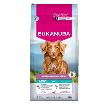 Eukanuba Special Care Mono-Protein Adult kaczka karma sucha dlapsa 12kg