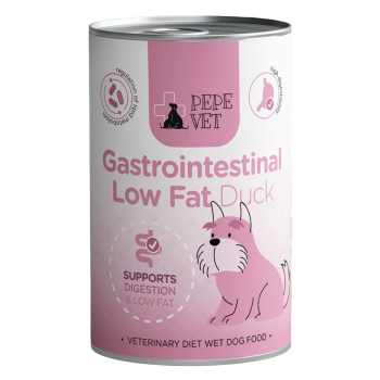 Paka Zwierzaka Pepe Vet Karma mokra Gastrointestinal Low Fat Duck 400g