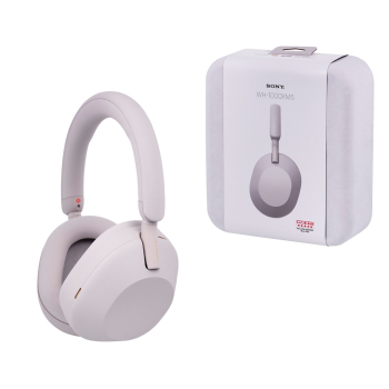 Słuchawki Sony WH-1000XM5 nauszne bluetooth srebrne (WYPRZEDAŻ)
