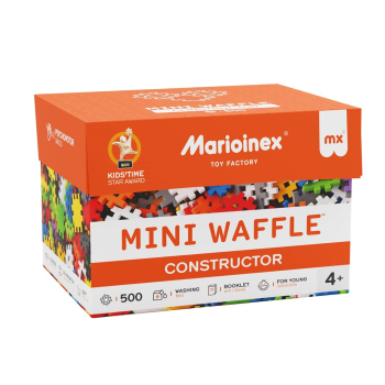 MARIOINEX Klocki Mini Waffle Konstruktor, 500 elementów
