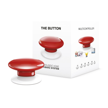 FIBARO Przycisk The Button FGPB-101-3 ZW5 (Bluetooth, Z-Wave; kolor czerwony)