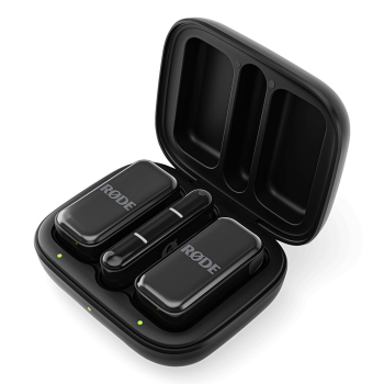 RODE Wireless Micro - 2-kanałowy cyfrowy system bezprzewodowy (USB-C, Czarny) (OUTLET)