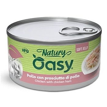 Oasy Natury Soft Jelly Chicken with ham 150gr