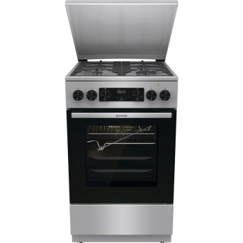 Kuchnia gazowo-elektryczna GORENJE GKS5C71XF | termoobieg | funkcja Pizza | FrozenBake | inox (OUTLET)