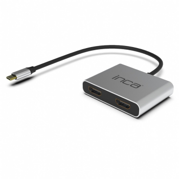 Inca ITPC-4T huby i koncentratory USB 3.2 Gen 1 (3.1 Gen 1) Type-C Aluminium