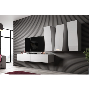 Zestaw meblowy VIGO SLANT 1 biały/biały połysk