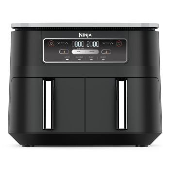 Ninja AF200EU frytkownica Podwójny 7,6 l Autonomiczny 2400 W Frytkownica na gorące powietrze Czarny