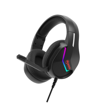 Marvo H8618 Zestaw słuchawkowy Przewodowa Opaska na głowę Gaming USB Typu-A Czarny