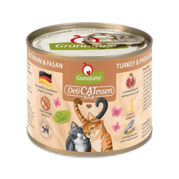 GranataPet DeliCatessen indyk i bażant karma mokra dla kota 200g