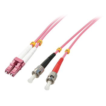 LINDY LWL-Duplexkabel LC/ST OM4 10m 50/125Ă¦m Multimode