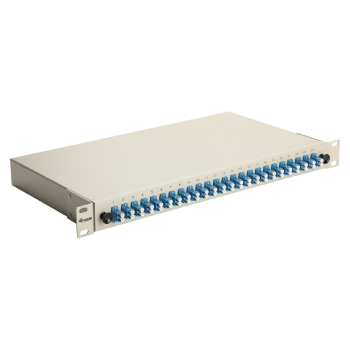 Equip LWL-SpleiĂźkasten 24-Port LC-Duplex OS2 1U komplett  gr