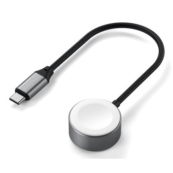 Satechi USB-C Fast Charging Cable - kabel ładujący USB-C do Apple Watch, 5W 20 cm (space gray)