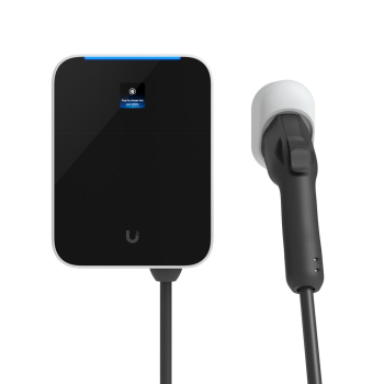 Ubiquiti EV Station Lite Biały, Czarny Poliwęglan (PC) Ściana 1 Wbudowany wyświetlacz 4,32 cm (1.7")