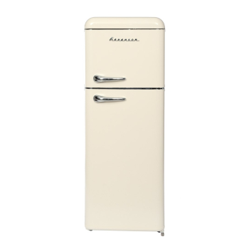 Lodówka Retro Ravanson LKK-210RC (545mm x 1470mm x 585 mm; 157l; Klasa A++; kremowy) (WYPRZEDAŻ)