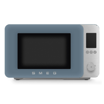 Smeg Kombi-Mikrowelle MOC02SBMEU, 9 Fkt, 2100W, Sturmblau matt
