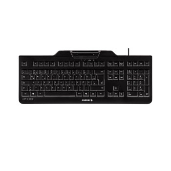 CHERRY KC 1000 SC klawiatura Biuro USB QWERTZ Niemiecki Czarny