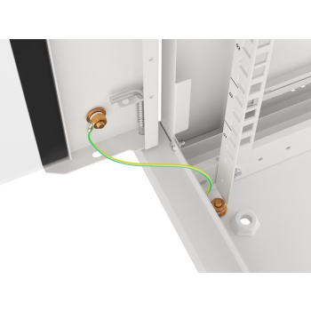 Szafa jednosekcyjna Lanberg WF01-6606-10S (6U; 368mm / 600mm / 600 mm; wisząca; Szklane; 19''; kolor szary)