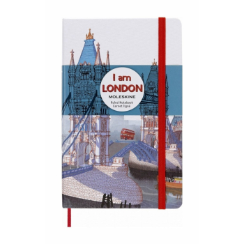 MOLESKINE Notatnik Londyn, L, 13x21cm, w linie, edycja limitowana