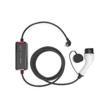 Ładowarka EV z regulacją mocy ładowania 1,8-3,7 kW, z torbą, 5 m, 230 V, Typ F 7/4 do Typ 2