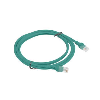 PATCHCORD KAT.5E UTP 0.25M ZIELONY FLUKE PASSED LANBERG 10-PACK