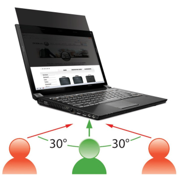 Mobilis Privacy Filter 15.6" W (16:9) Dim : 344x194,5mm
